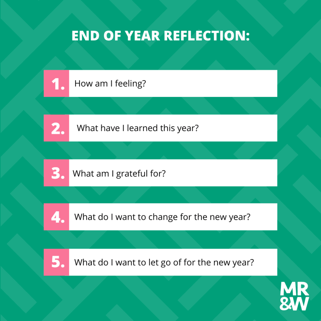 End of year reflection