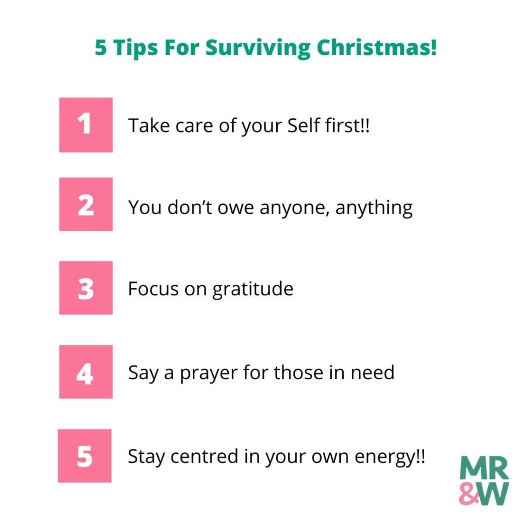 5 Tips For Surviving Christmas!