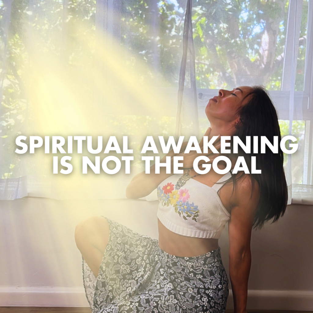 Spiritual Awakening Is Not the Goal